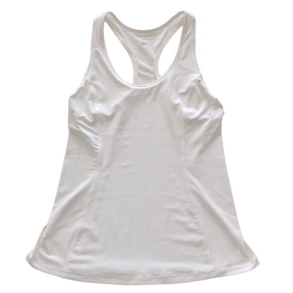 Lululemon Goal Crusher Tank (Stripe) White - Picture 9 of 14
